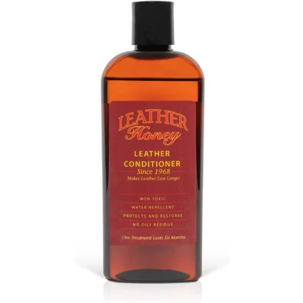 Leather Honey Leather Conditioner, Since 1968. For All Leather Items Including Auto, Furniture, Shoes, Purses and Tack. Non-Toxic and Made in the USA / 8 Fl Oz (Pack of 1)
