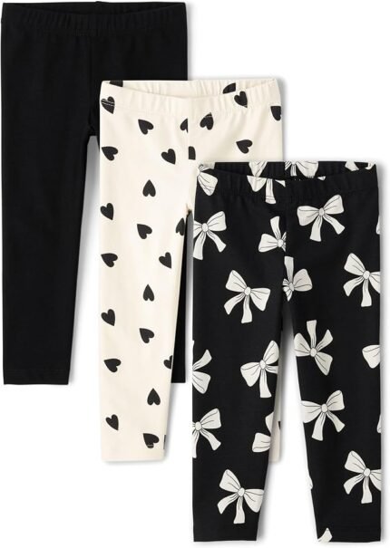 The Children's Place Baby Girls' & Toddler Assorted Everyday Pull-On Leggings